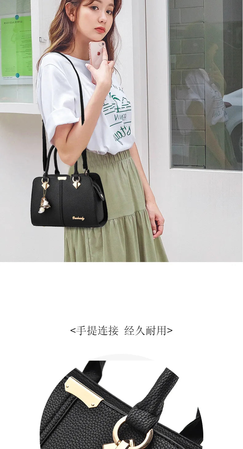 New Women's bag Female Shoulder bag Handbag for 2025  luxury designer handbag leather tote Female Handbags Fashion Cross bag