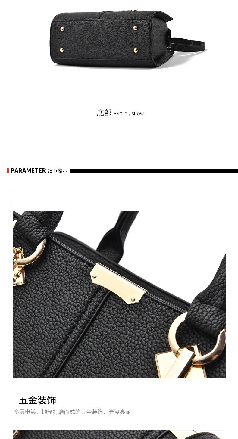 New Women's bag Female Shoulder bag Handbag for 2025  luxury designer handbag leather tote Female Handbags Fashion Cross bag