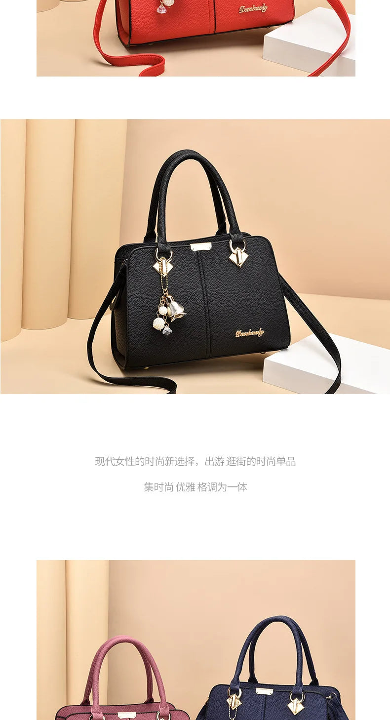 New Women's bag Female Shoulder bag Handbag for 2025  luxury designer handbag leather tote Female Handbags Fashion Cross bag