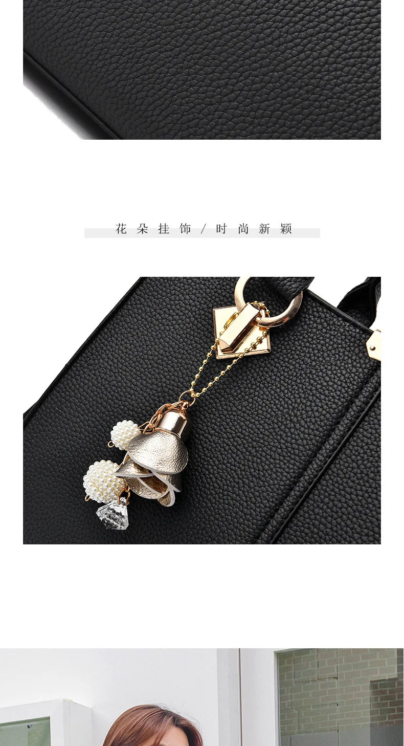 New Women's bag Female Shoulder bag Handbag for 2025  luxury designer handbag leather tote Female Handbags Fashion Cross bag