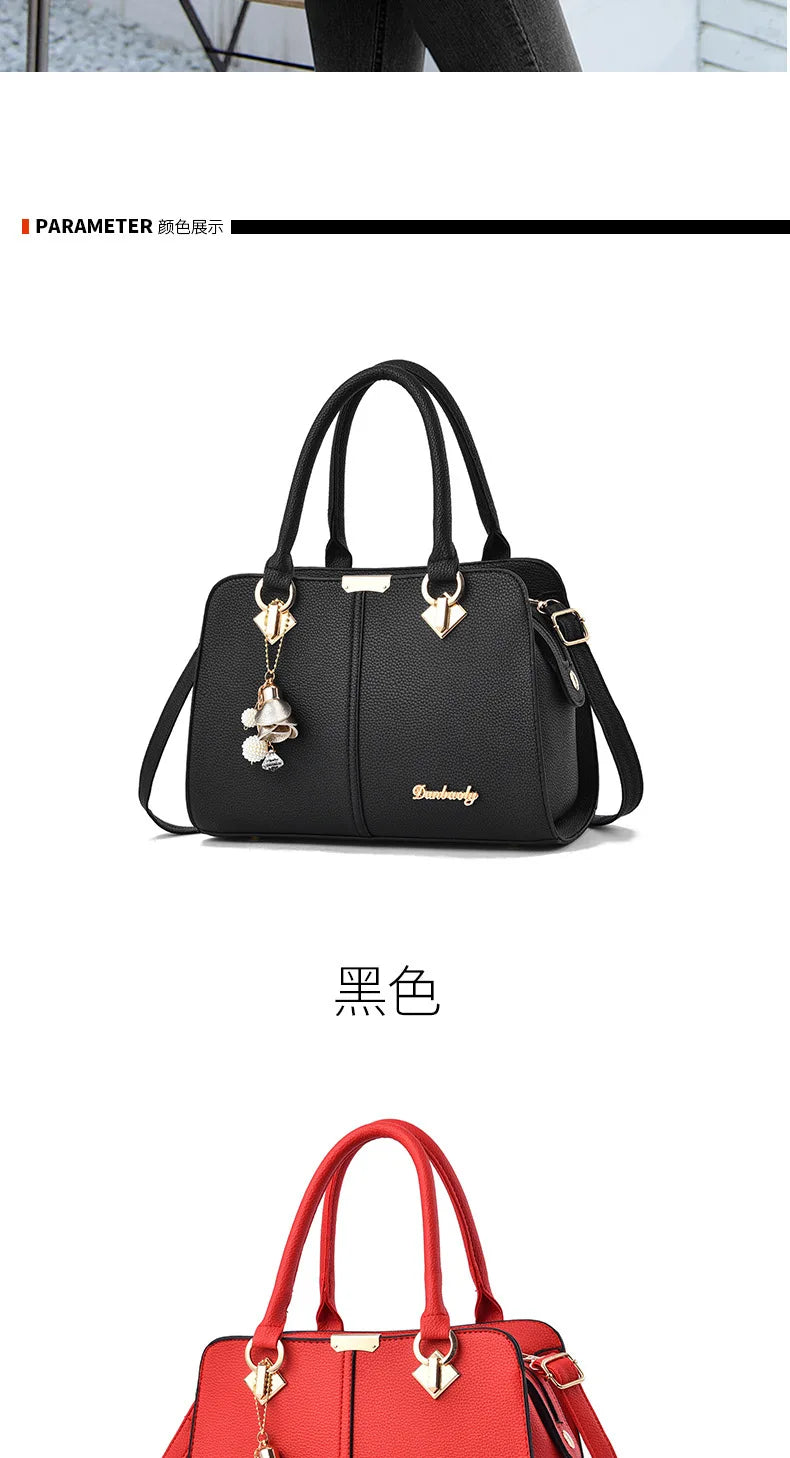 New Women's bag Female Shoulder bag Handbag for 2025  luxury designer handbag leather tote Female Handbags Fashion Cross bag