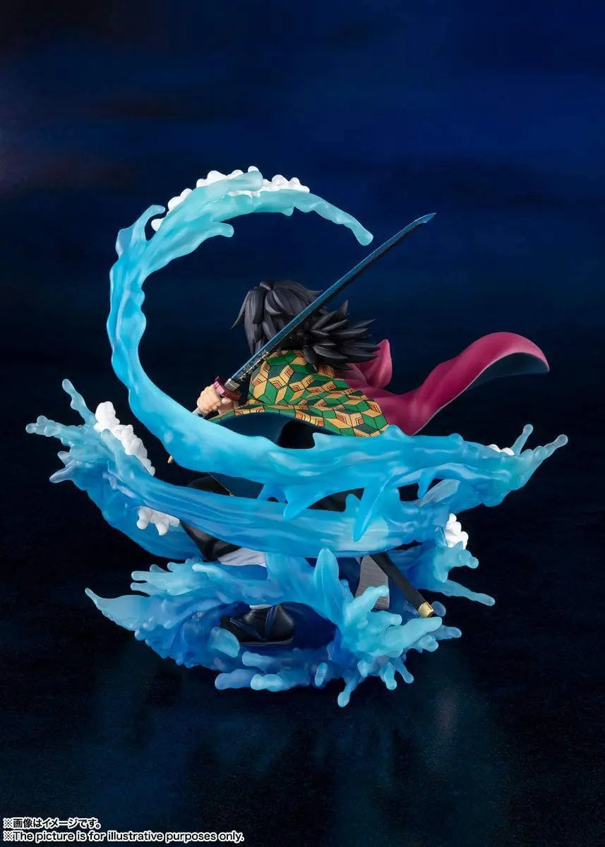 New Hot 17cm Demon Slayer Zero Tomioka Giyuu Anime Action Figure Pvc Collection Model Toy Desktop Ornament Model Toys