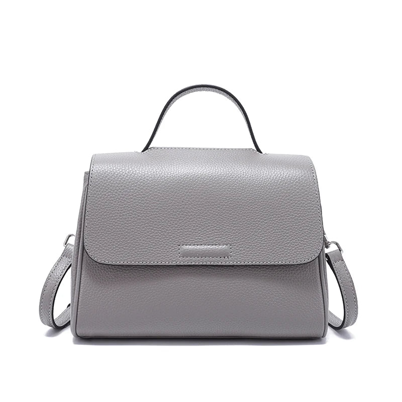 Ladies Soft Cowhide Leather Handbags Women‘s Top-grain Genuine leather Shoulder Bag Female Luxury Designer Crossbody Bags