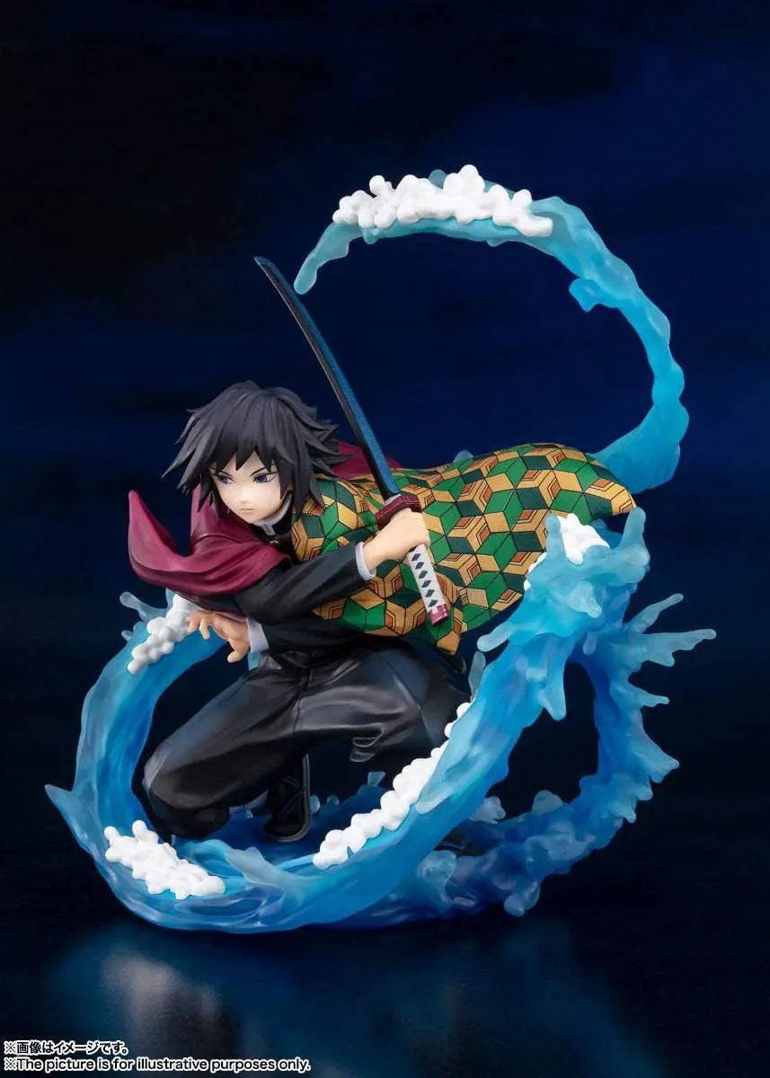 New Hot 17cm Demon Slayer Zero Tomioka Giyuu Anime Action Figure Pvc Collection Model Toy Desktop Ornament Model Toys