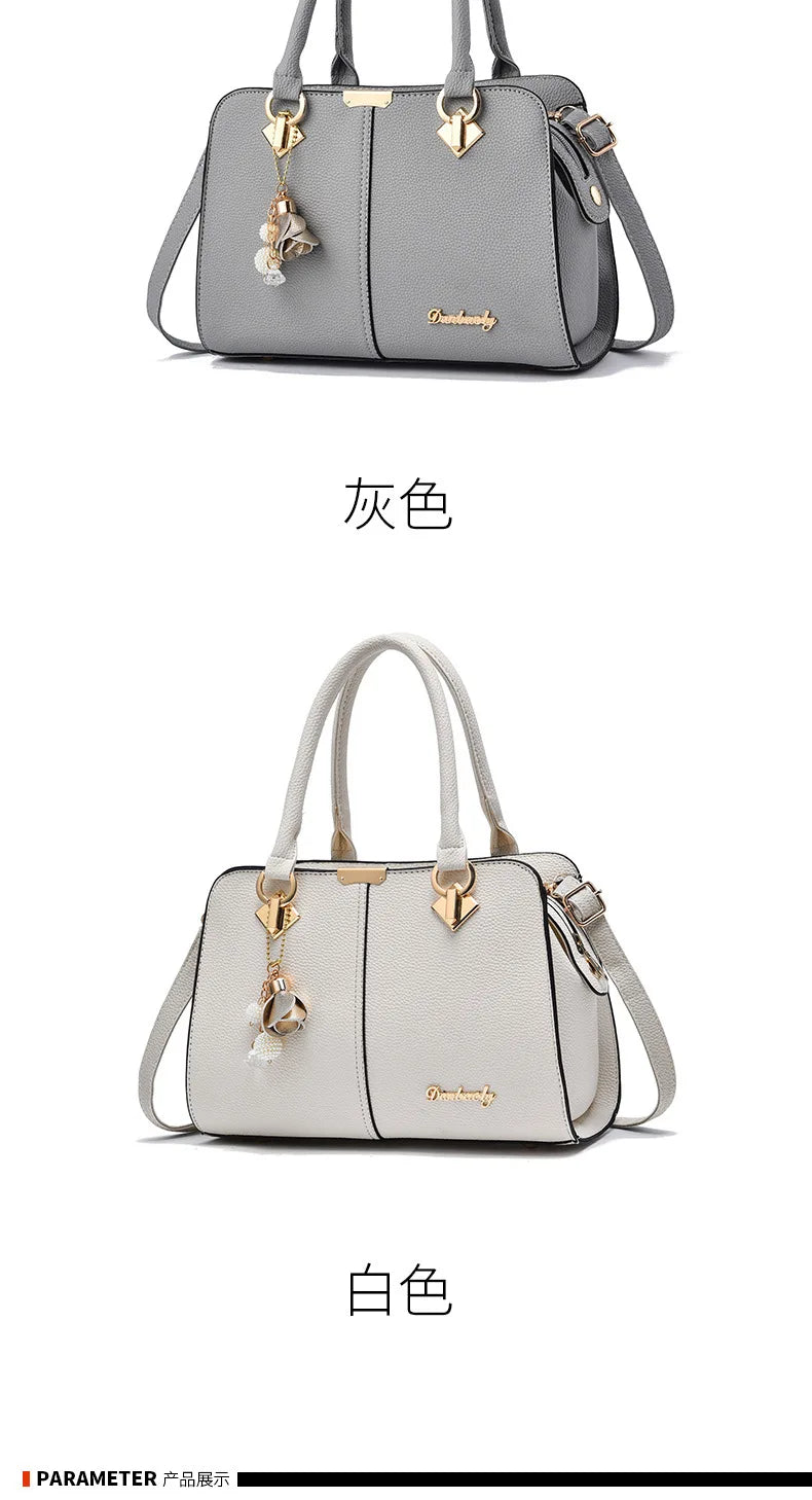 New Women's bag Female Shoulder bag Handbag for 2025  luxury designer handbag leather tote Female Handbags Fashion Cross bag