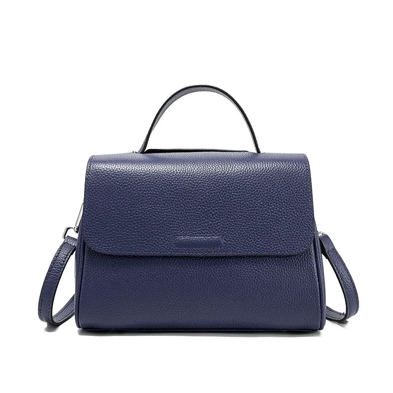 Ladies Soft Cowhide Leather Handbags Women‘s Top-grain Genuine leather Shoulder Bag Female Luxury Designer Crossbody Bags