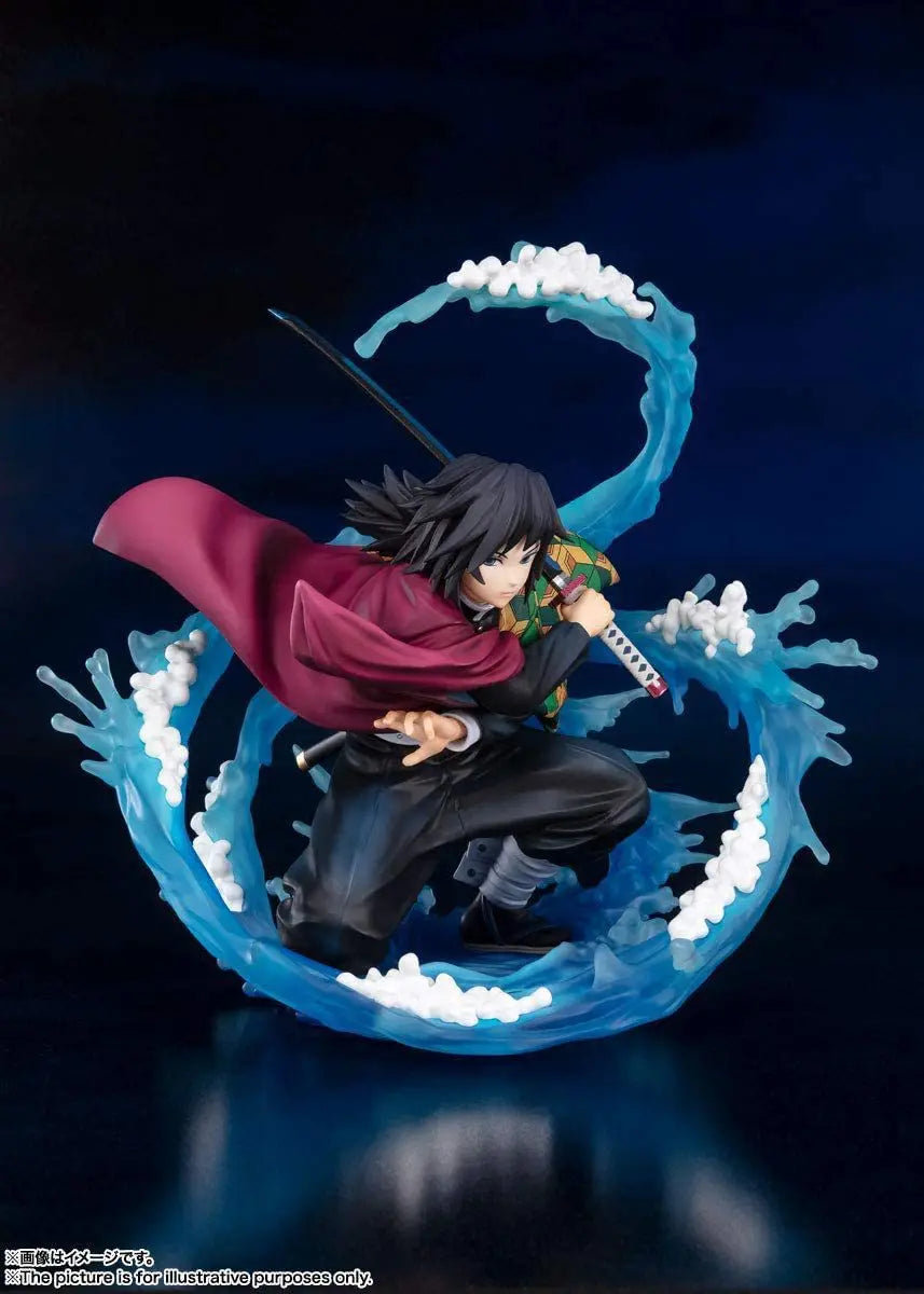 New Hot 17cm Demon Slayer Zero Tomioka Giyuu Anime Action Figure Pvc Collection Model Toy Desktop Ornament Model Toys