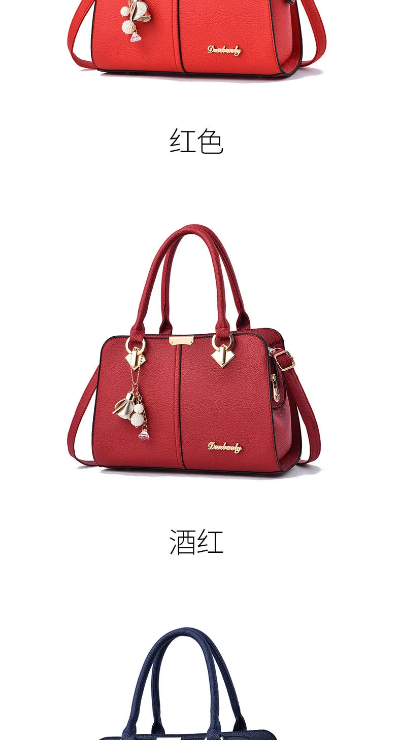 New Women's bag Female Shoulder bag Handbag for 2025  luxury designer handbag leather tote Female Handbags Fashion Cross bag