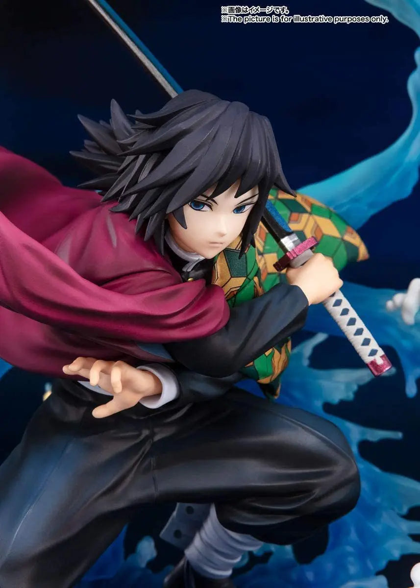 New Hot 17cm Demon Slayer Zero Tomioka Giyuu Anime Action Figure Pvc Collection Model Toy Desktop Ornament Model Toys