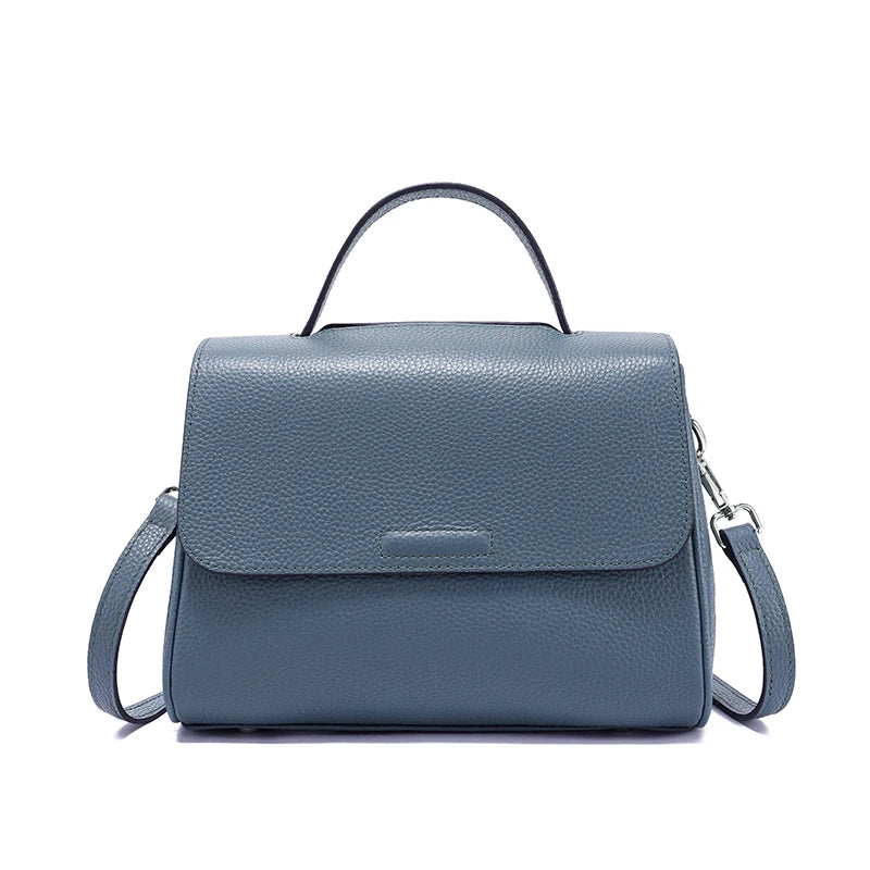 Ladies Soft Cowhide Leather Handbags Women‘s Top-grain Genuine leather Shoulder Bag Female Luxury Designer Crossbody Bags