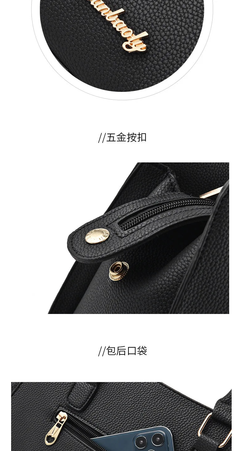 New Women's bag Female Shoulder bag Handbag for 2025  luxury designer handbag leather tote Female Handbags Fashion Cross bag